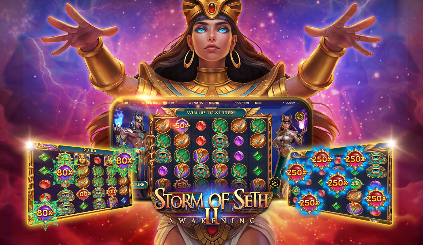 หัวข้อ: ตำนานต้นฉบับบทใหม่! ATG Games เปิดตัว "Storm of Seth 2: Awakening" อย่างเป็นทางการ ปลุกพลังวิหารทองคำให้ลุกเป็นไฟ